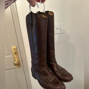 Frye Tan Leather Boots